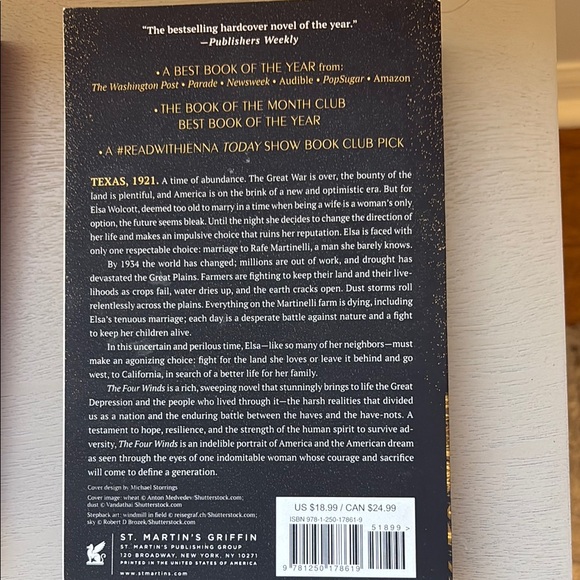 Kristin Hannah Book Set - Angel Falls & The Four Winds - Picture 5 of 5